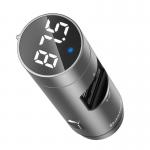 Incarcator auto Baseus Energy, MP3 Wireless, Dual USB, Fast Charge, Silver 7 - lerato.ro
