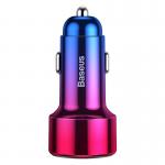 Incarcator auto Baseus Magic, Dual USB, Putere 45W, Quick Charge / Power Delivery 3.0, Red/Blue 7 - lerato.ro