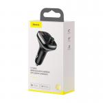 Incarcator Auto Baseus cu functie de Modulator FM, Bluetooth 5.0, Quick Charge / Power Delivery 3.0, Black 7 - lerato.ro