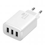 Incarcator retea Baseus Compact, 3x USB, Quick Charge, 17W, Alb 7 - lerato.ro