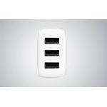 Incarcator retea Baseus Compact, 3x USB, Quick Charge, 17W, Alb 4 - lerato.ro