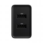 Incarcator retea Baseus Speed Mini Dual U, 2x USB, Quick Charge, 10.5W, 2A, Negru