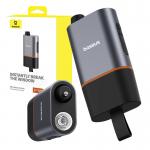 Kit siguranta auto Baseus Sharp Tool, Ciocan parbriz si cutter centura, Functie lanterna, 650 mAh, Negru 4 - lerato.ro