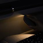 Lampa auto LED interior cu acumulator, Micro USB, Suport magnetic, Usor de montat, Negru 8 - lerato.ro