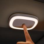 Lampa auto LED interior cu acumulator Baseus, Micro USB, Suport magnetic, Usor de montat, Alb 4 - lerato.ro