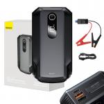 Redresor auto Baseus Super Energy Max Car Jump Starter, cu clesti pentru pornire motor diesel sau benzina, 20000mAh, 2000A, USB, cu lanterna, folosit ca powerbank, Negru 6 - lerato.ro
