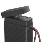 Redresor auto Baseus Reboost Jump Starter, cu clesti pentru pornire motor diesel sau benzina, 4000mAh, 1600A, USB/USB-C, cu lanterna, folosit ca powerbank, Negru 3 - lerato.ro