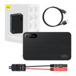 Redresor auto Baseus Super Energy Pro Jump Starter, cu clesti pentru pornire motor diesel sau benzina, 12000mAh, 1200A, USB/USB-C, cu lanterna, folosit ca powerbank, Negru 4 - lerato.ro