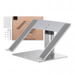 Stand universal laptop Baseus Metal, Ajustabil, Aluminiu, Argintiu 7 - lerato.ro