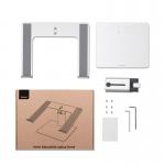 Stand universal laptop Baseus Metal, Ajustabil, Aluminiu, Argintiu 5 - lerato.ro