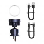 Suport auto Baseus MagPro Qi2, Air Vent Mount, Incarcare Wireless 15W, Cablu inclus, Negru 6 - lerato.ro