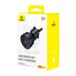 Suport auto Baseus MagPro Qi2, Air Vent Mount, Incarcare Wireless 15W, Cablu inclus, Negru 9 - lerato.ro