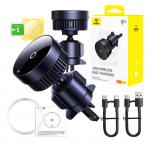 Suport auto Baseus MagPro Qi2, Air Vent Mount, Incarcare Wireless 15W, Cablu inclus, Negru 10 - lerato.ro