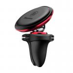 Suport auto universal Baseus Magnetic, Air Vent Mount, Rotire 360 grade, Rosu 5 - lerato.ro