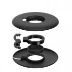 Suport tip organizator Baseus Planet Cable Winder compatibil cu incarcatorul Apple Watch, Negru 3 - lerato.ro