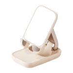 Suport universal telefon Baseus Seashell Mirror, Functie oglinda, Ajustabil, Roz 3 - lerato.ro