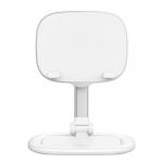 Suport universal tableta si telefon Baseus Seashell, Ajustabil, Alb 12 - lerato.ro