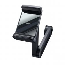 Suport de tetiera pentru tableta si telefon cu incarcare Wireless Baseus Energy, 15W, rotire 360 grade, Cablu USB-C inclus, Negru