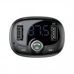 Incarcator Auto Baseus TM01 Bluetooth cu functie de Modulator FM Black