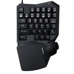 Tastatura gaming mecanica Baseus GAMO One Handed cu fir de 1.5m, conexiune USB, iluminata, Negru 2 - lerato.ro