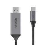 Cablu video Baseus HDMI 4K - USB Type-C 1.8m Gri 2 - lerato.ro