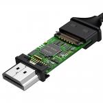 Cablu video Baseus HDMI 4K - USB Type-C 1.8m Gri 8 - lerato.ro