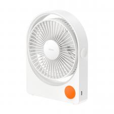 Ventilator de birou universal Baseus Serenity Fan Pro, 2000 mAh, 5W, Cablu inclus, Alb