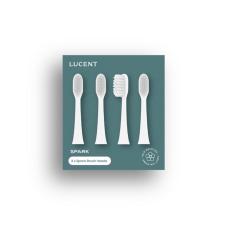 Set rezerve pentru periuta de dinti Be Lucent Spark Sonic, 4 bucati, Alb