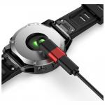 Adaptor incarcare Beline compatibil cu ceas Garmin, mama Lightning, Negru / Rosu 5 - lerato.ro