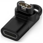 Adaptor incarcare Beline compatibil cu ceas Garmin, mama USB-C, Negru 2 - lerato.ro