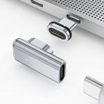 Adaptor magnetic Beline BLNAM01 USB-C la Thunderbolt 3 / 4, Silver 3 - lerato.ro