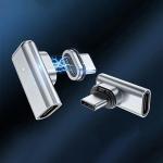 Adaptor magnetic Beline BLNAM01 USB-C la Thunderbolt 3 / 4, Silver 4 - lerato.ro