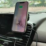 Suport auto Beline BLNWCH01, Dashboard / Windshield Mount, Incarcare Wireless 15W, Negru 14 - lerato.ro