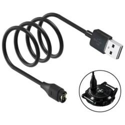 Cablu Beline pentru incarcare ceasuri Garmin, USB-A, 5V, 1A, 1m, Negru
