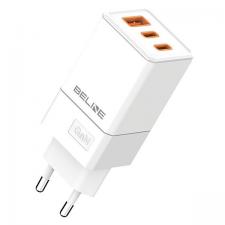 Incarcator retea Beline, 65W, 3A, 2x USB-C, 1x USB-A, Alb