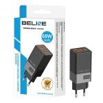 Incarcator retea Beline BLN3CB65, 65W, 2xUSB-C, 1x USB-A, Fast Charging, Negru 3 - lerato.ro