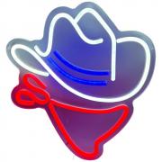 Neon decorativ LED Beline Light Cowboy, Alimentare USB, Multicolor
