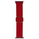 Curea Beline Textile Strap compatibila cu Apple Watch 38/40/41mm, Rosu 3 - lerato.ro