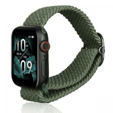 Curea Beline Textile Strap compatibila cu Apple Watch 38/40/41mm, Verde