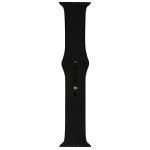 Curea Beline Silicone Strap compatibila cu Apple Watch 38/40/41mm, Negru 2 - lerato.ro
