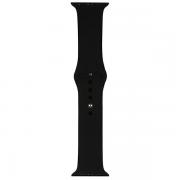 Curea Beline Silicone Strap compatibila cu Apple Watch 38/40/41mm, Negru