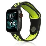 Curea Beline Sport Silicone compatibila cu Apple Watch 38/40/41mm, Negru / Lime 3 - lerato.ro