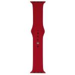 Curea Beline Silicone Strap compatibila cu Apple Watch 38/40/41mm, Rosu 3 - lerato.ro