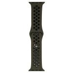 Curea Beline Sport Silicone compatibila cu Apple Watch 38/40/41mm, Maro / Negru 3 - lerato.ro