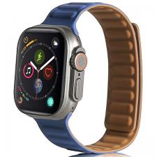 Curea Beline Magnetic Strap compatibila cu Apple Watch 38/40/41mm, Albastru