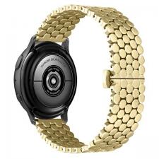Accesorii Huawei Watch, Curea universala Beline Honeycomb, 20mm, Gold, lerato.ro