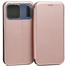 Carcasa Beline Magnetic Book compatibila cu iPhone 17 Pro Max, Rose Gold