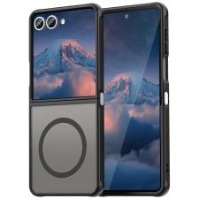 Carcasa Beline MagSafe compatibila cu Samsung Galaxy Z Flip 7, Negru