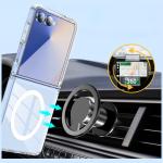 Carcasa Beline Clear cu MagSafe compatibila cu Samsung Galaxy Z Flip 7, Transparent 5 - lerato.ro