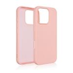 Carcasa Beline Silicone compatibila cu iPhone 16 Pro, Roz 3 - lerato.ro